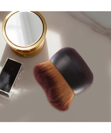 Body Bronzer Brush Large Head Extra Dense Bristles Tanning Applicator Bronzer Blend Foundation Applicator For Neck Arm Leg Concealer Contouring Black - Buy Online on GoSupps.com