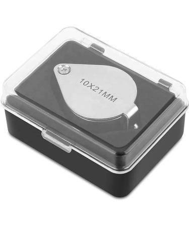 Pineapple 10X Jewelers Loupe Magnifier - Pocket Magnifying Glass for Gems, Diamonds, Coins, Plants - Buy Online on GoSupps.com