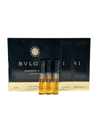 BVLGARI Jasmin Noir L'essence Perfume Sample vial WOMEN Vials 1.5 ml / 0.05 Fl Oz Pack of 3
