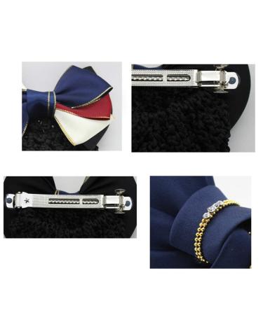 5pcs Bow Hair Bun Net Clips - Women s Bowknot Hairnets for Stylish Buns - Random Colors - Buy Online on GoSupps.com