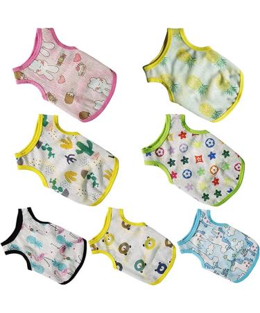 7 Piece Dog Shirt Set - Breathable Summer Pet Sweatshirts & T-Shirts for Small & Medium Dogs - Stylish Puppy Clothing for Male & Female Dogs (XL) - Buy Online on GoSupps.com