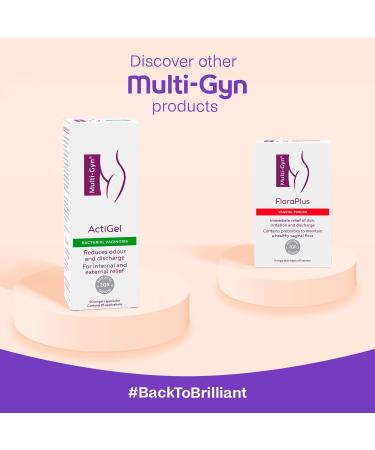 Multi-GYN FloraPlus Vaginal Thrush Treatment - Prebiotic Gel for Itch Relief | 5x5ml Single Dose Tubes - Buy Online on GoSupps.com