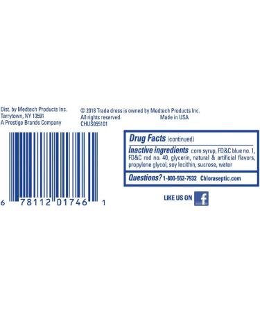 Chloraseptic Max Sore Throat Lozenges Wild Berries - 15 Count - Buy Online on GoSupps.com