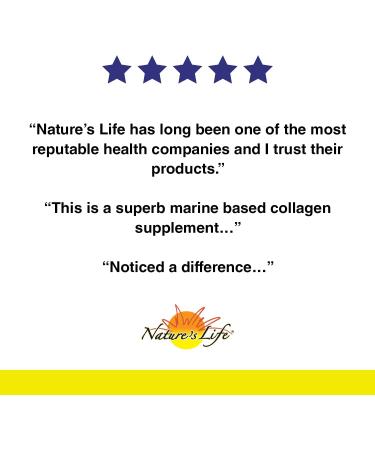 Nature's Life Marine Collagen Capsules - 60 Count | Anti-Aging Skin Support & Joint Health - Buy Online on GoSupps.com