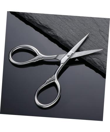 Minkissy Men's Mustache Scissors & Nose Hair Trimmers | Eyebrow & Facial Grooming Tools with Comb - Buy Online on GoSupps.com