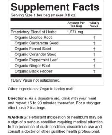 Yogi Tea Herbal Teas Stomach Ease Certified Organic 16 tea bags 1797 - Buy Online on GoSupps.com