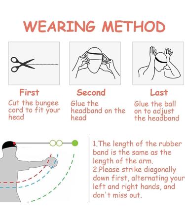 Reflex Ball Set - 4 Balls & 2 Headbands for Training Reflexes Reaction & Hand-Eye Coordination | Shop Internationally - Buy Online on GoSupps.com