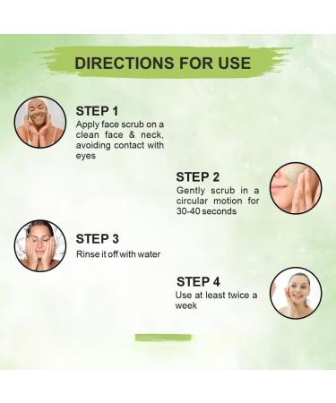BEMT Neem Face Scrub for Gentle Exfoliation Herbal Facial Cleanser with Natural Neem Extract Removes Impurities & Excess Oil Refreshing Skin Care 50ml - Buy Online on GoSupps.com