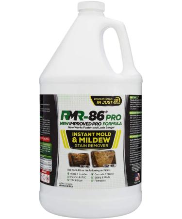 RMR-86 Pro Instant Mold Stain & Mildew Stain Remover - Contractor Grade Cleaning Solution, Professional Quality Formula, Odor Removal, 1 Gallon 128 Fl Oz (Pack of 1)
