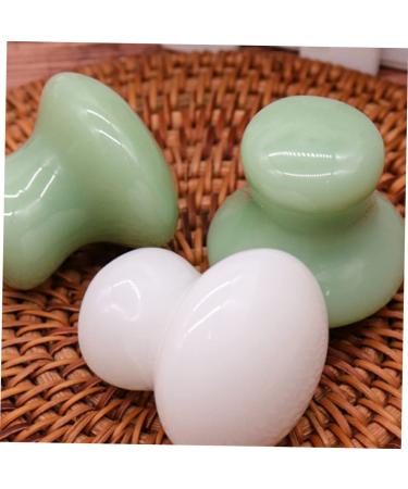 FRCOLOR 2 Pcs Massage Stone Set - White Facial Skin Care | International Shipping Available - Buy Online on GoSupps.com