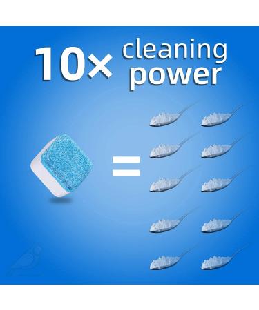 Oradess Washing Machine Cleaner Tablets - Deep Cleaning for Top & Front Loading Washers (17 Tablets) - Buy Online on GoSupps.com