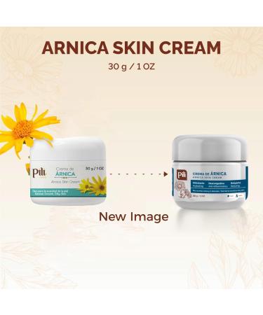 Pili Natural Arnica Cream - Restore Skin Conditions | 1 oz Crema de Arnica - Fast International Shipping - Buy Online on GoSupps.com