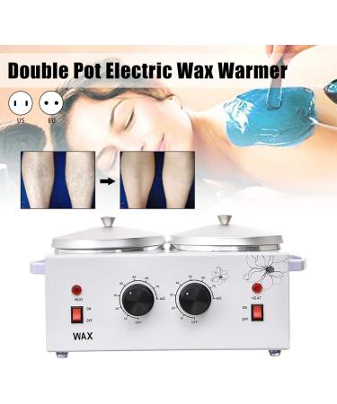 EUNEWR 220V Wax Warmer 200W - Professional & Home Hair Removal with 4x100g Wax & 28 Swiping Poles - Buy Online on GoSupps.com