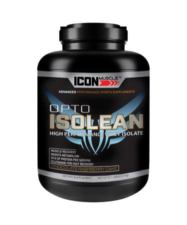 Isolean Whey Protein Isolate 5 Pound Chocolate Raspberry Cake
