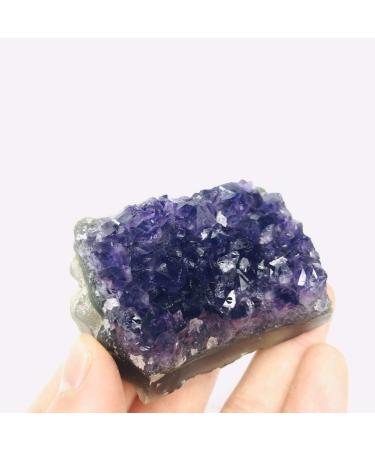 2pc 50g-90g raw Natural Dark Uruguayan Brazilian semi-Precious Stone Grape Amethyst Cluster for Sale - Buy Online on GoSupps.com