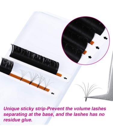 Self-Fan Eyelash Extensions 0.07mm DD Curl 16mm - Easy Volume Lashes | International Shipping - Buy Online on GoSupps.com