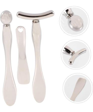 MAGICLULU 6 Pi ces masseur oculaire cuill re de massage des yeux beaut du visage rouleau massage outils de maquillage cuill re cr me maquillage pour les yeux miniature Spatule M tal - Buy Online on GoSupps.com