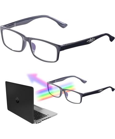 Infactory PC Glasses | Eye-Friendly Blue Light Filter Glasses | 1.0 Diopter Computer & Reading Glasses for Seniors - Buy Online on GoSupps.com