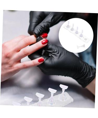 VINTORKY 2 Sets Manicure Practice Base Portapotty Morphie Portable Easy to Clean Show Rack Nail Fairy Exercise Rack Easel Display Stand Bracket Acrylic - Buy Online on GoSupps.com