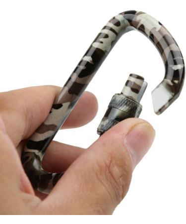 Buy Generic Camouflage Carabiner Keychain - 120kg for Outdoor Camping & Hiking | International Shipping - Buy Online on GoSupps.com