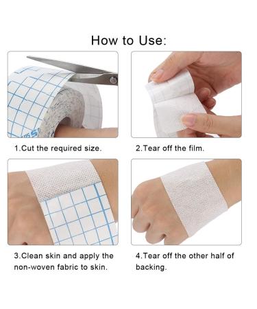 Waterproof Fleece Bandage & Adhesive Tape | Breathable Fixation for Neck Back Arms Thighs & Knees - International Shipping - Buy Online on GoSupps.com