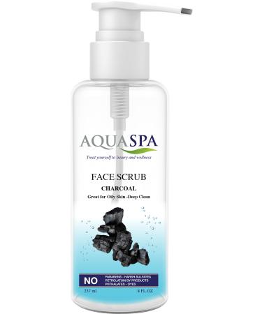 Face Scrub Charcoal 8 Oz