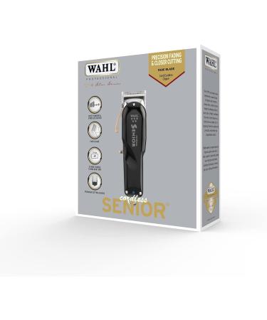 Wahl 5 Star Cordless Senior Clipper - Professional Hair Clippers Kit for Thick Hair - Taper Lever, Fading, Close Cut - Powerful Motor, Lightweight - Barbers Supplies - Buy Online on GoSupps.com