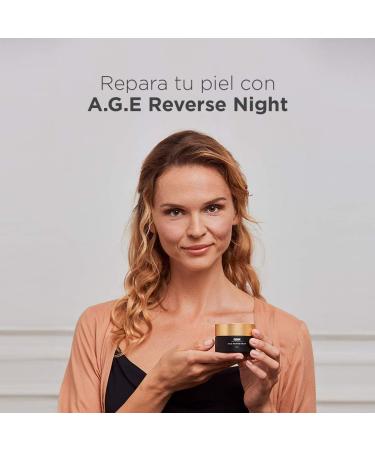 ISDIN Isdinceutics A.G.E Reverse Night | Anti-ageing night repair cream with melatonin | (50ml) Night Cream - Buy Online on GoSupps.com