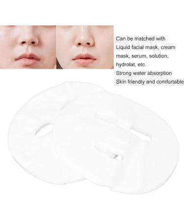 50 Pack Soft Cotton Mask Paper for Beauty Salons | Skin-Friendly & Portable Wet Compress - Buy Online on GoSupps.com