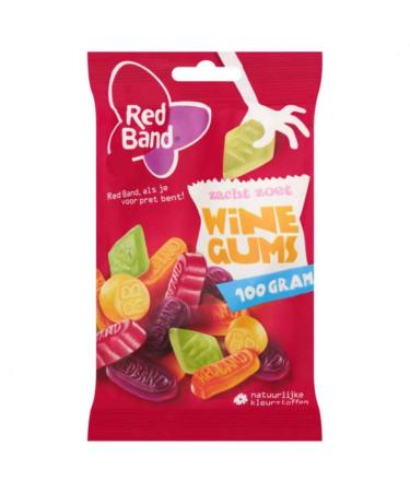 Red Band Red Band Assorted Fruit Gummies (100g bag)