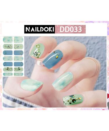 NAILDOKI Nail Foil Art Sticker: Self-Adhesive Manicure Decoration - 6 Sheets (B1-19) - Buy Online on GoSupps.com