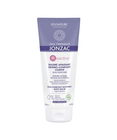 EAU Thermale Jonzac - Soothing balm for the body not perfumed reactive - reactive skin with intolerance - Bio Cosmos Organic Certified - Tube with 200 ml