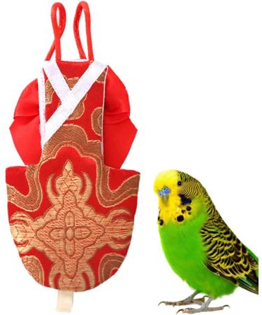Mipcase Parrot & Bird Diaper Accessories - 2-Pack Wrapping Bag Nylon Flying Costume for Pigeons & Pets - Buy Online on GoSupps.com
