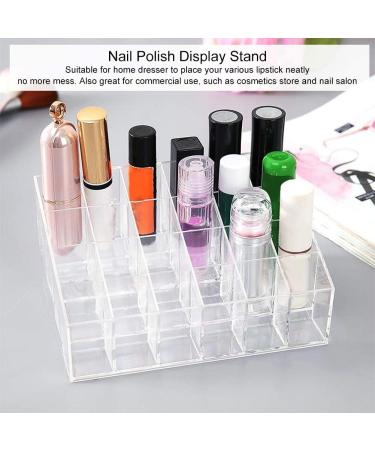 Shop Tyenaza Lipstick Holder & Makeup Organizer - Acrylic Storage Box for Lip Gloss & Nail Polish - Buy Online on GoSupps.com