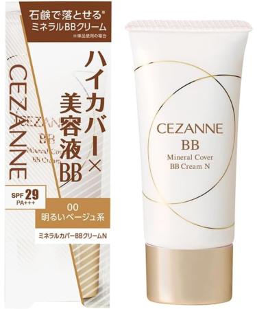CEZANNE Mineral Cover BB Cream N 00 light beige 30 g High Coverage Serum Foundation semimatte finish waterproof washable with soap - Buy Online on GoSupps.com