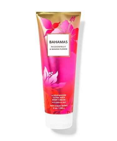 Bath and Body Works BAHAMAS - PASSIONFRUIT & BANANA FLOWER Ultra Shea Body Cream 8 Ounce (2020 Edition) - Buy Online on GoSupps.com