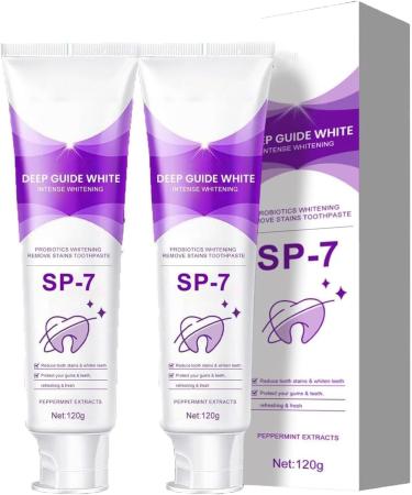 Buy SP7 Probiotic Whitening Toothpaste 120g - Ultra Whitening Dual Pack | Fast International Shipping - Buy Online on GoSupps.com