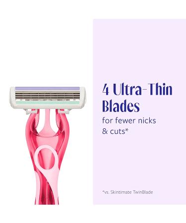 Skintimate Raspberry Rain Women's Disposable Razors - 12 Count - Buy Online on GoSupps.com