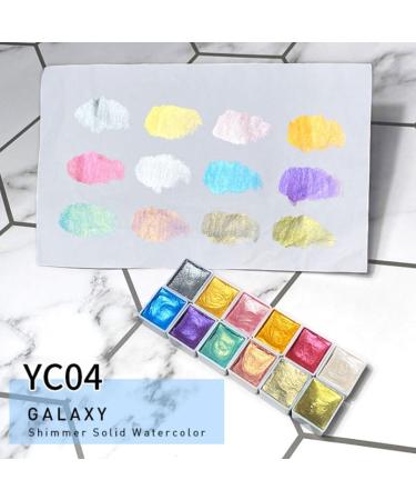 Nail Shiimmer Powder Manicure Solid Pearlescent Pigment Nail Art Dyeing Powder 12Colors chrome pigment for nails - Buy Online on GoSupps.com