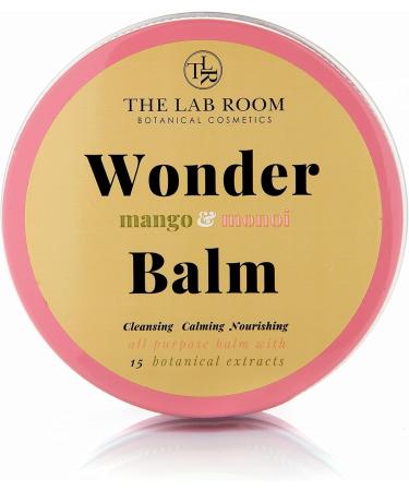 Wonderbalm Mango and Monoi The Lab Room - Multipurpose Balm Formulated with Neurocosmetics - Cleanses Moisturizes and Perfumes