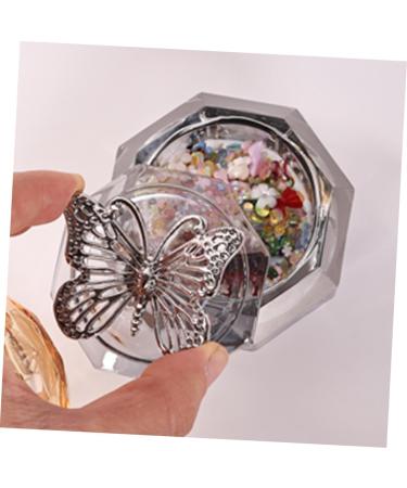 Beaupretty Crystal Glass Nail Dish Cups with Lids Acrylic Nail Tools Acrylic Nail Dappen Dish Manicure Nail Dish Cup Dappen Dish Nail Liquid Nail Cups Manicure Cup Bracket Zinc Alloy Storage - Buy Online on GoSupps.com