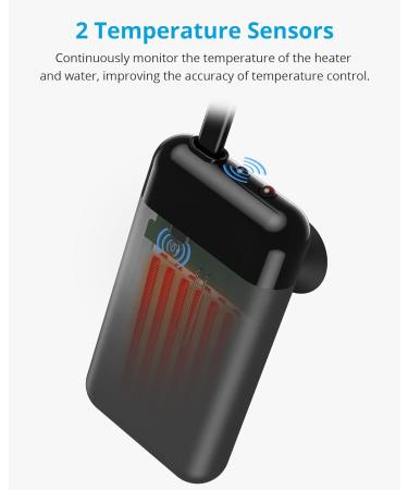 NICREW 35W Aquarium Heater - 25 Constant Thermostat Control for Nano Aquariums - Reliable Heating Rod - Buy Online on GoSupps.com