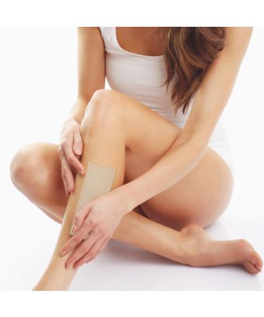 Whaline 200Pcs Natural Muslin Epilating Wax Strips for Face & Body Hair Removal - Precut Cotton Cloth Waxing Strips for Women & Men - 7.9 x 2.8 Inch Large Strips - Buy Online on GoSupps.com