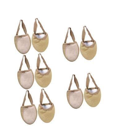 Hemoton 5 Pairs Half Palm Toe Sleeve Socks for Woman High Heel Socks for Women Shoes Inserts for Men Soles for Shoes Women Foot Insoles for Men Belly Absorb Sweat Nylon Women's Half Shoes