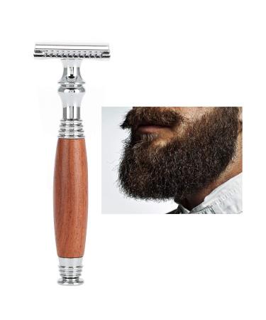 Classic Double Blades Hand Razor Set | 6 Wooden Handle Cleaning Tools | Safety Razor for Precision Shaving - Buy Online on GoSupps.com