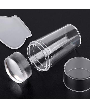 Lurrose 3 Transparent Nail Stamping Plates & Scrapers - Silicone Nail Art Tools for Perfect Manicures | International Shipping Available - Buy Online on GoSupps.com