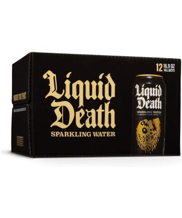 Buy Tallboys Liquid Death Sparkling Water 500ml - 12 Pack | International Shipping Available - Buy Online on GoSupps.com