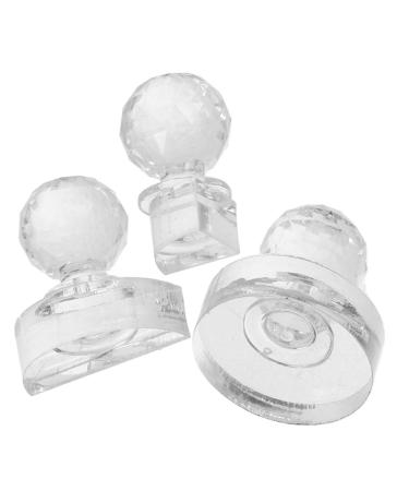 3 pi ces Outil de Pressage Cosm tique Tampon pour Poudre Multifonction Sceau de Pressage pour Fard Paupi res Blush et Highlighter Accessoire Pr cis pour Compact