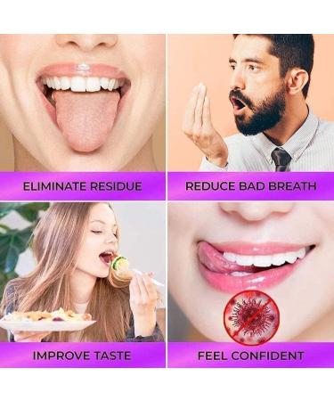 Jkapagzy Steel Tongue Scraper Cleaner - 1PC Tongue Brush to Remove Coating & Improve Oral Hygiene - Buy Online on GoSupps.com