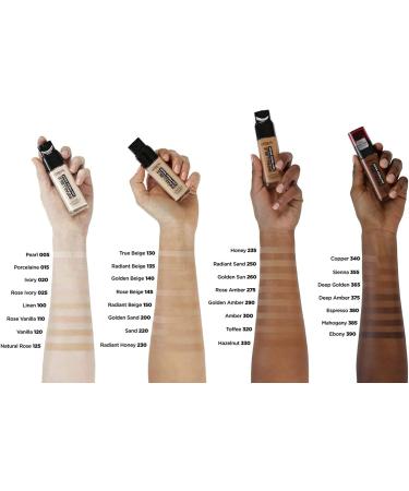  L'OR AL Infallible 24h Fresh Wear 330 Fluid Foundation Hazelnut Pack of 3 (3 x 30 ml) - Buy Online on GoSupps.com